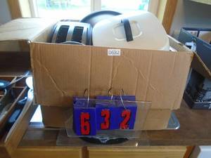 Box of kitchen appliances. As shown. As shown. CASH ON SITE ONLY. PICKUP IS TUESDAY MAY 26TH FROM 11 AM TO 4 PM ONLY. THERE IS NO OTHER OPPORTUNITY TO PICK UP YOUR ITEM THAN THIS TIME & REGARDLESS WHAT THE SCHEDULE STATES.