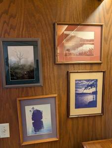 Framed Landscape Print Set (Lot of 4)