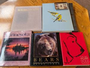 Mixed Lot of 5 Coffee Table Books & Decorative Tin