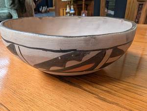 Hand-Painted Pottery Bowl