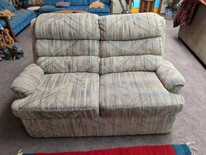 Patterned Upholstered Sofa
