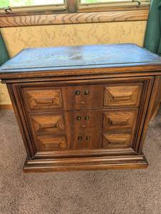 Wooden 3-drawer Side Table