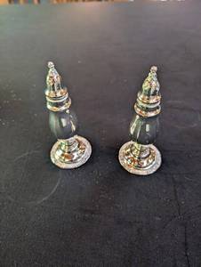 Oneida Crystal Condiment Set With Spoon (Lot of 4)