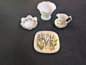 Aynsley Cottage Garden Bone China Pieces (Lot of 4)