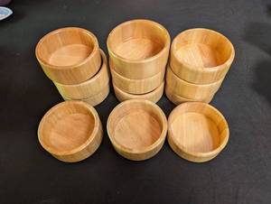 Studio Nova Thailand Wooden Bowls & Tray Set (Lot of 13)