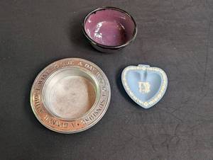 Mixed Decorative Trinket Dish Set (Lot of 3)