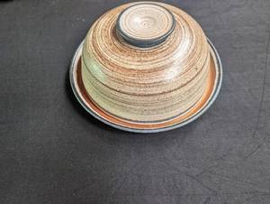 Ceramic Bowl and Underplate Set (Lot of 2)
