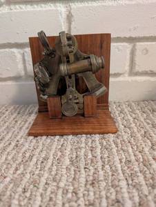 Kelvin & Hughes London 1917 Sextant on Wood Stand