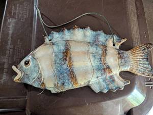 Ceramic Fish Wall Hanging Plaque