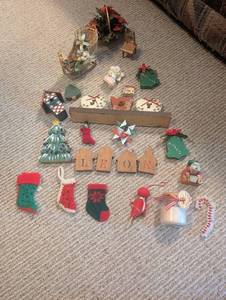 Mixed Christmas Decor Assortment - Signs, Ornaments & Figurines