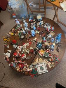 Assorted Christmas Ornaments and Figurines
