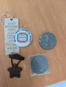 Mixed Vintage Award Medals & Society Ribbons (Lot of 5)