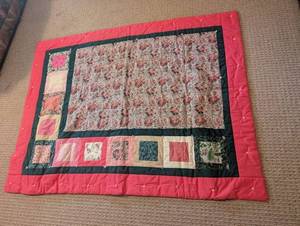 Patchwork Floral Quilt