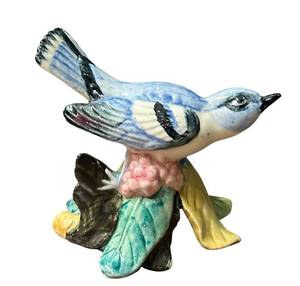 J6 - Stangl Pottery Cerulean Warbler Figurine Model 3456 Handpainted