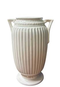 L5 - Roseville Savona White Urn Vase
