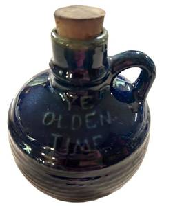 J5 - Vintage Ye Olden Time Ceramic Whiskey Jug