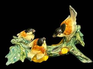 J5 - Vintage Stangl Pottery Chickadee Bird Figurine Model 3581