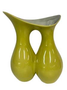 F2 - Vintage Red Wing Pottery B1433 Belle Kogan Double Gourd Vase