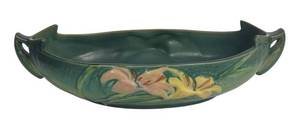 K5 - Vintage Roseville Zephyr Lily Console Bowl