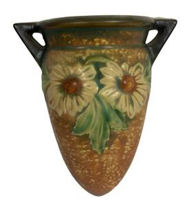 I5 - Vintage Roseville Dahlrose Wall Pocket