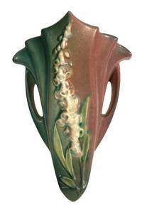 J3 - Vintage Roseville Foxglove Wall Pocket