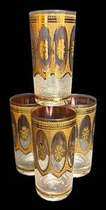 K2 - Vintage Culver Regency Highball Glasses
