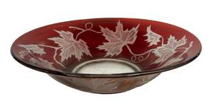 W - Vintage Egermann Glass Bowl
