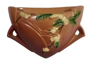 J1 - Vintage Roseville Snowberry Wall Pocket