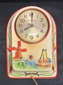 A1 - Vintage Mastercrafters Ceramic Clock by Ceramic Clock Co.