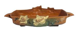H1 - Vintage Roseville Magnolia Console Bowl
