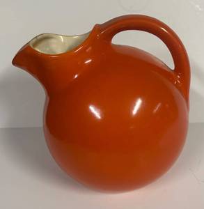 H2 - Mid-Century Orange Ball Pitcher