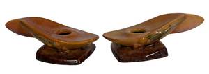 H2 - Vintage Roseville Wincraft Candle Holder