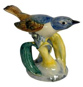 H2 - Vintage Stangl Blue-Headed Vireo Bird Figurine