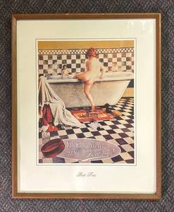 W - Bath Time Framed Print by Fred Morgan