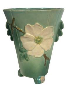 H5 - Vintage Weller Dogwood Vase