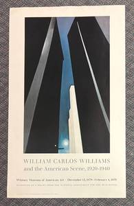 S - Vintage William Carlos Williams American Scene Whitney Museum Unframed Poster