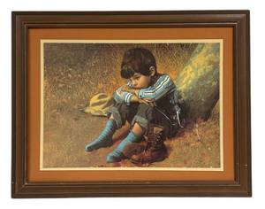 W - Jim Daly the Early Bird Framed Print