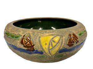 D3 - Antique Roseville Pottery Mostique Bowl