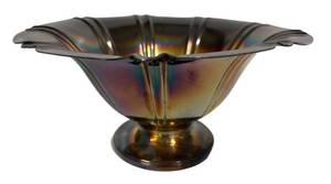E6 - Vintage Pilgrim Solid Pewter Console Bowl #2339