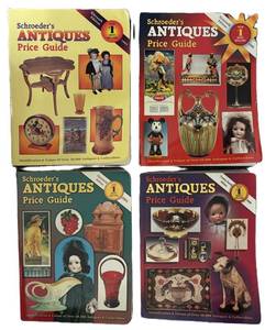 L4 - Schroeders Antiques Price Guide Books (Lot of 4)