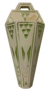 H3 - Antique Roseville Pottery Art Deco Wall Pocket