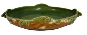 H6 - Vintage 1947 Roseville Snowberry Console Bowl