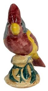 H6 - Vintage Stangl Pottery Gray Cardinal Bird Figurine 3596