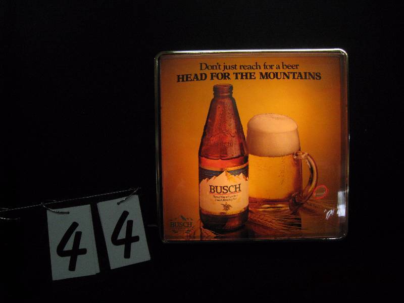 lot 44 image: Busch - Head for the mountains light up - (NOS) New Old Stock 16 x 16