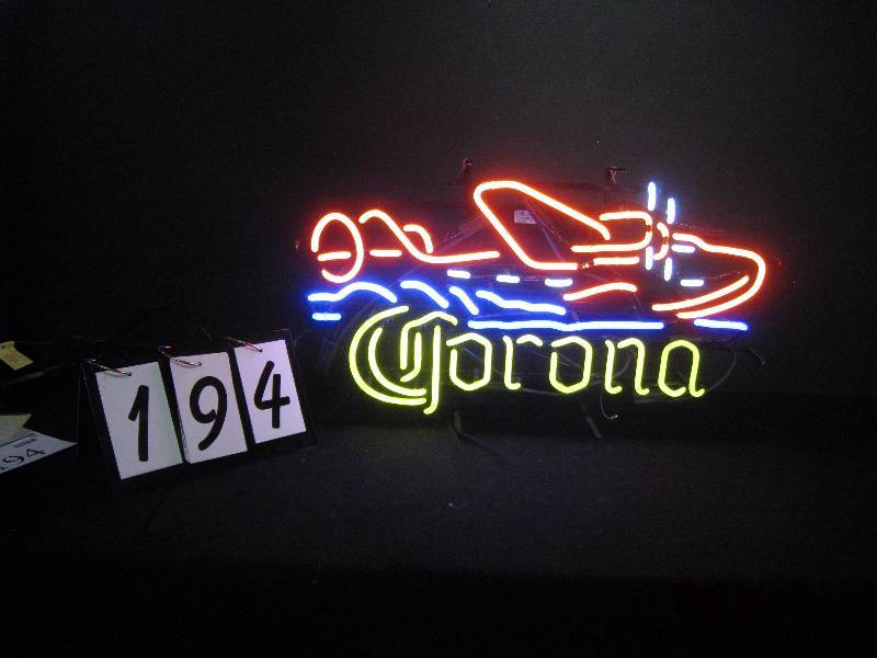lot 194 image: Corona Plane neon - new in box 27 w x 16 h
