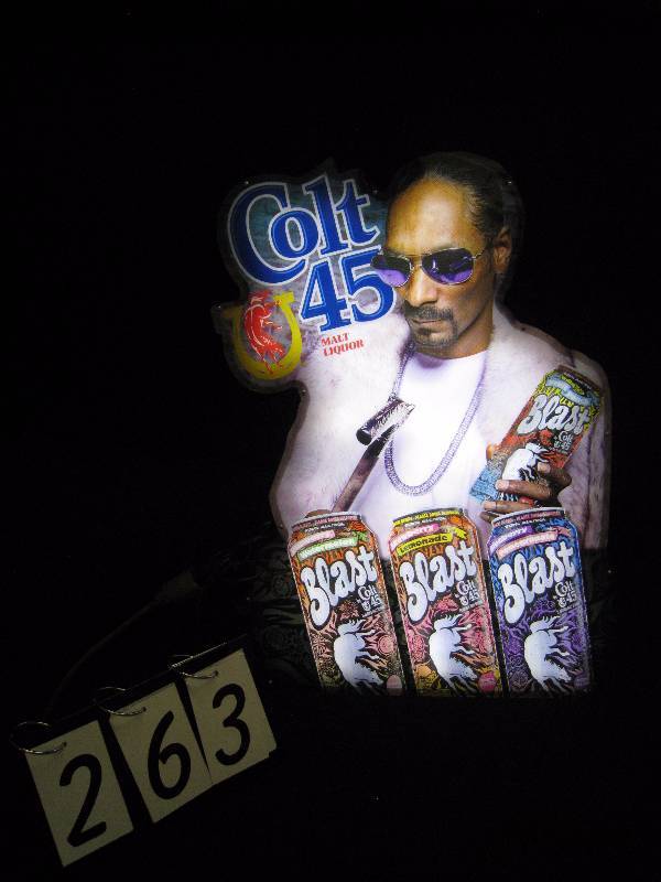 Colt 45 Blast LED light up sign with Snoop Dogg; 20