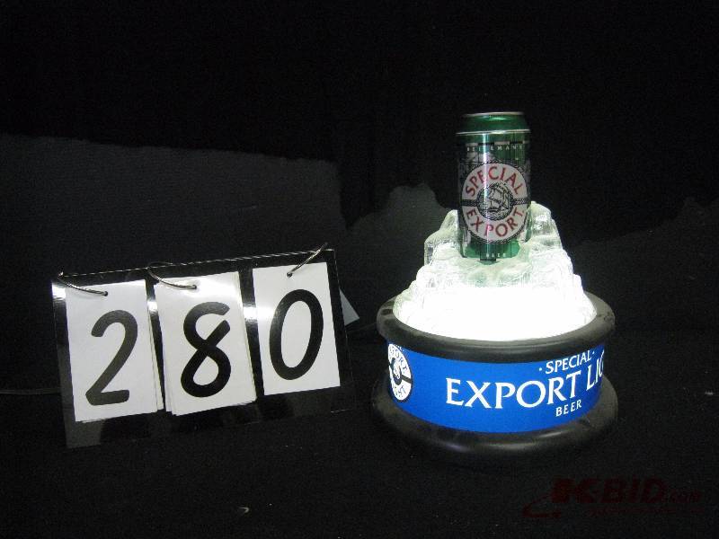 lot 280 image: Special EX Light 3-D Ice light up can display 9 w x 12 h w can
