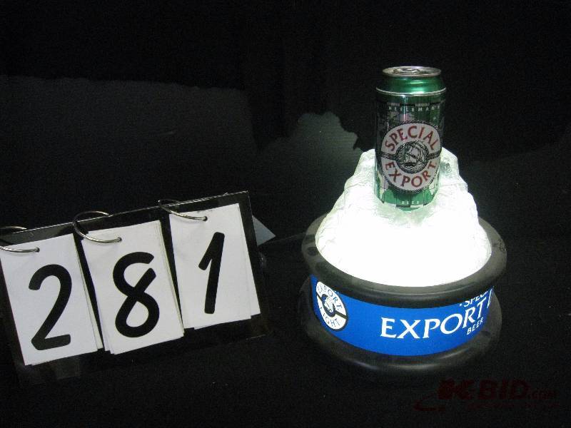 lot 281 image: Special EX Light 3-D Ice light up can display 9 w x 12 h w can