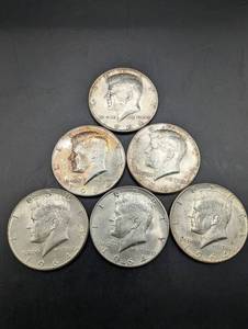 1964 Kennedy Half Dollars (Lot of 6)