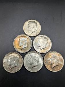 1964 Kennedy Half Dollars (Lot of 6)
